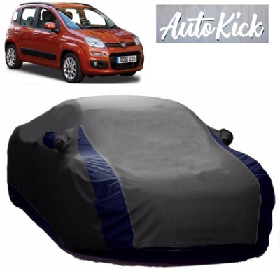 AutoKick Car Cover For Fiat Panda (With Mirror Pockets)(Grey)