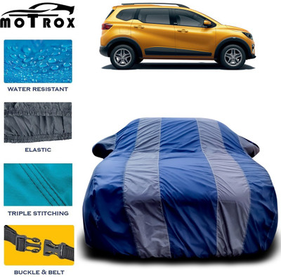MoTRoX Car Cover For Renault Triber (With Mirror Pockets)(Grey)