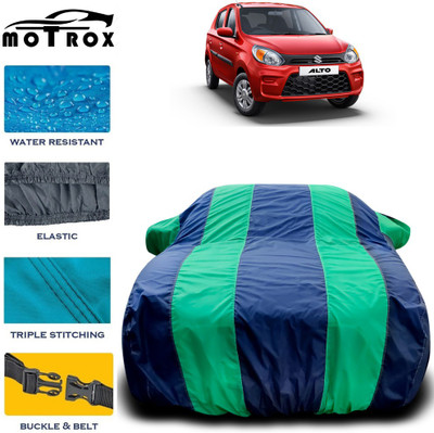 MoTRoX Car Cover For Maruti Suzuki Alto 800 (With Mirror Pockets)(Green)