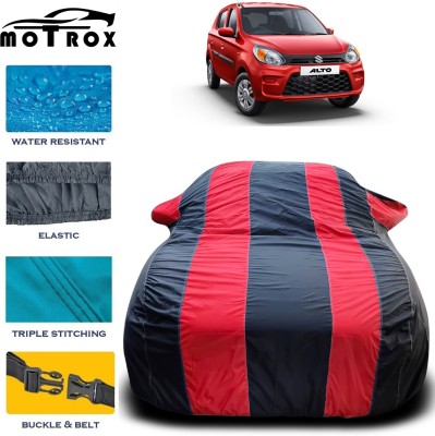 MoTRoX Car Cover For Maruti Suzuki Alto 800 (With Mirror Pockets)(Red)