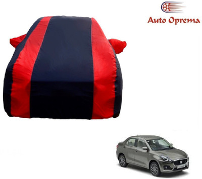 Auto Oprema Car Cover For Maruti Suzuki Swift Dzire (With Mirror Pockets)(Blue, Red)