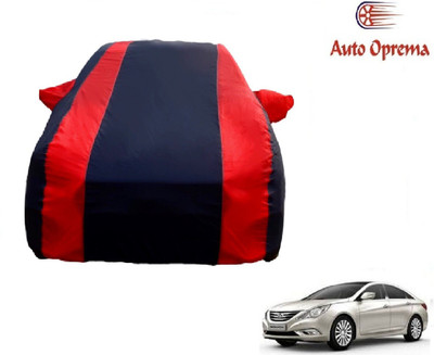 Auto Oprema Car Cover For Hyundai Sonata Embera (With Mirror Pockets)(Blue, Red)