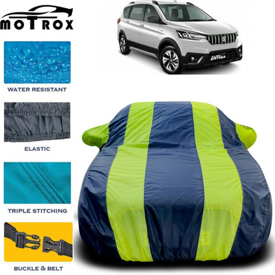 MoTRoX Car Cover For Maruti Suzuki Ertiga (With Mirror Pockets)(Green)