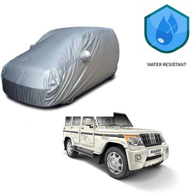 Motoren Car Cover For Mahindra Bolero (With Mirror Pockets)(Silver, For 2015 Models)