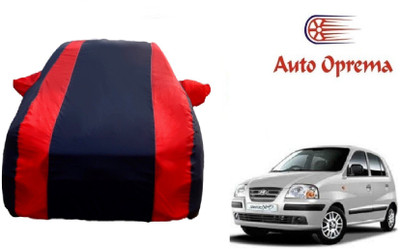 Auto Oprema Car Cover For Hyundai Santro Xing (With Mirror Pockets)(Blue, Red)