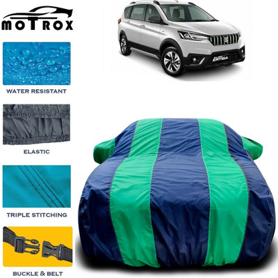 MoTRoX Car Cover For Maruti Suzuki Ertiga (With Mirror Pockets)(Green)