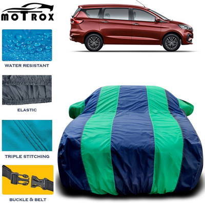 MoTRoX Car Cover For Maruti Suzuki Ertiga (With Mirror Pockets)(Green)