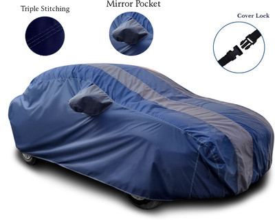 MoTRoX Car Cover For Chevrolet Beat (With Mirror Pockets)(Grey)