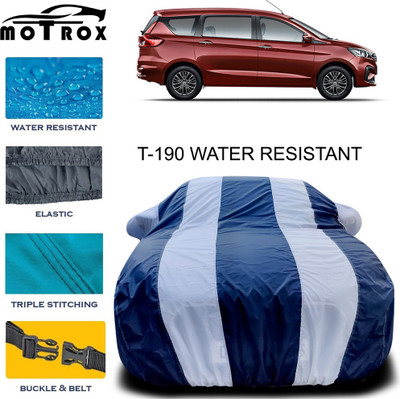 MoTRoX Car Cover For Maruti Suzuki Ertiga (With Mirror Pockets)(White)