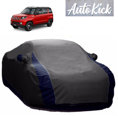 AutoKick Car Cover For Mahindra TUV300 Facelift (With Mirror Pockets)(Grey)
