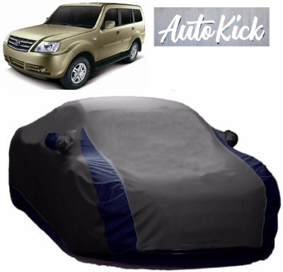 AutoKick Car Cover For Tata Sumo Grande MK II (With Mirror Pockets)(Grey)