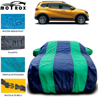 MoTRoX Car Cover For Renault Triber (With Mirror Pockets)(Green)