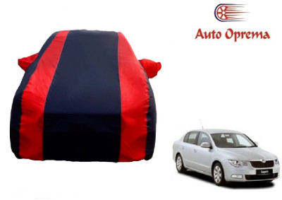 Auto Oprema Car Cover For Mahindra Logan Edge (With Mirror Pockets)(Blue, Red)
