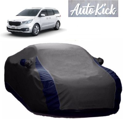 AutoKick Car Cover For Kia Grand Carnival (With Mirror Pockets)(Grey)