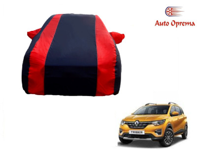 Auto Oprema Car Cover For Renault Triber (With Mirror Pockets)(Blue, Red)