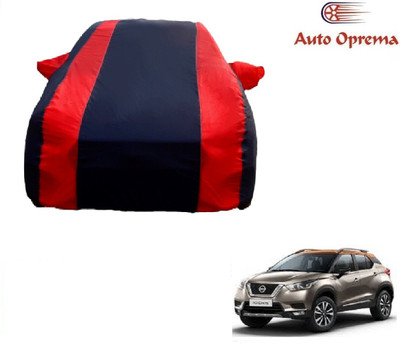 Auto Oprema Car Cover For Nissan Kicks (With Mirror Pockets)(Blue, Red)