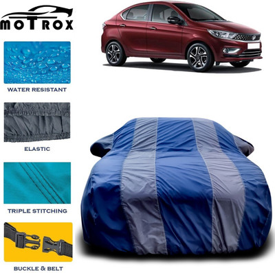 MoTRoX Car Cover For Tata Tigor (With Mirror Pockets)(Grey)