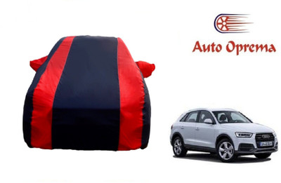 Auto Oprema Car Cover For Audi Q3 (With Mirror Pockets)(Blue, Red)