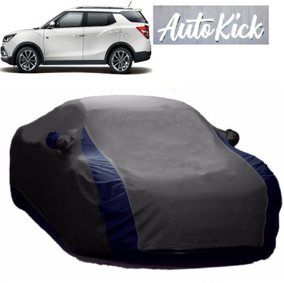 AutoKick Car Cover For Mahindra XUV400 (With Mirror Pockets)(Grey)