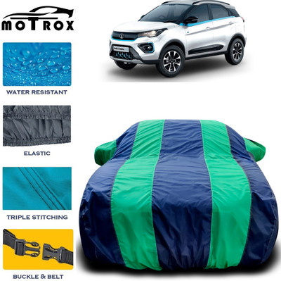MoTRoX Car Cover For Tata Nexon (With Mirror Pockets)(Green)