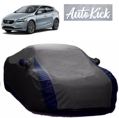 AutoKick Car Cover For Volvo V40 (With Mirror Pockets)(Grey)
