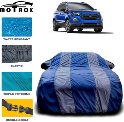 MoTRoX Car Cover For Ford Ecosport (With Mirror Pockets)(Grey)