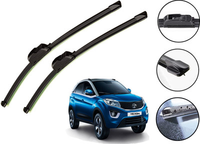 MOCKHE Radial Wiper Blade Windshield Wiper(61 cm, Passenger And Driver Side Wipers, Pack of: 2)