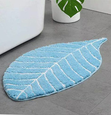 KALYAN GLOBAL Polyester Floor Mat(Blue, Free)