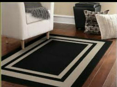 SR Handloom Brown Polyester Carpet(2 ft,  X 5 ft, Rectangle)