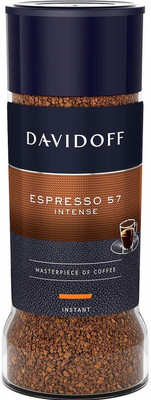 Davidoff Cafe Intense Instant Coffee - Espresso 57 Jar, 100g Instant Coffee(100 g)