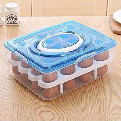 ANADI Plastic Egg Container  - 2.8 dozen(Multicolor)