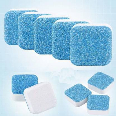 Kreya Enterprise 12 PCS Effervescent Tablet Washer Cleaner CE5 Solid Washing Machine Cleaner Dishwashing Detergent(120 g)