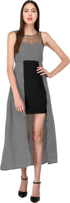 ADDICTED ATTIRE Women A-line Multicolor Maxi/Full Length Dress
