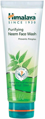 HIMALAYA Herbals Purifying Neem  50 ml, Pack of 4 Face Wash(50 ml)