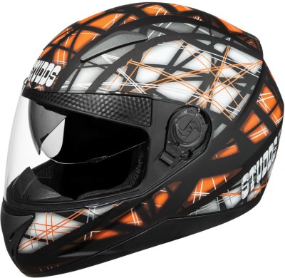 STUDDS CHROME D4 FULL FACE Motorbike Helmet(Matt Black)