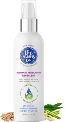 The Moms Co. Natural Mosquito Repellent with 5 Natural Oil | Deet Free Formula| Safe for Baby(100 ml)