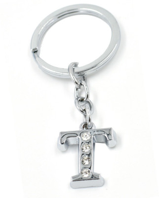 AFH Stylish Letter T Simple Alphabet Key Ring Key Chain Key Chain
