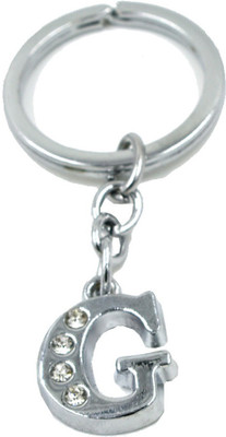 AFH Stylish Letter G Simple Alphabet Key Ring Key Chain Key Chain