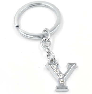 AFH Stylish Letter Y Simple Alphabet Key Ring Key Chain Key Chain