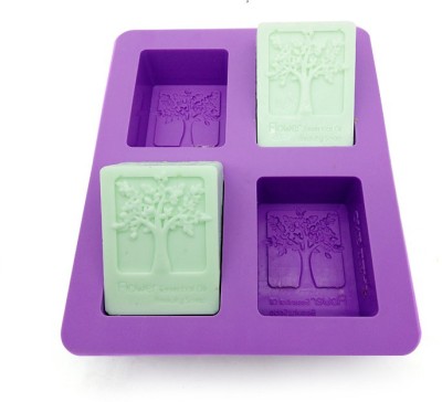 Aramax Silicone Cupcake/Muffin Mould 4(Pack of 1)