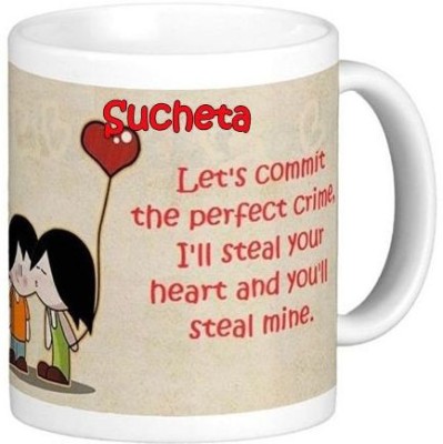 Exocticaa I Love You Sucheta Romantic Wish 94 Ceramic Coffee Mug(330 ml)