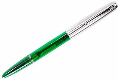 Gold Leaf 51A Fountain Pen Hooded Extra Fine Nib 0.38mm Writing Ink Pens Office Supplies (Green) Fountain Pen