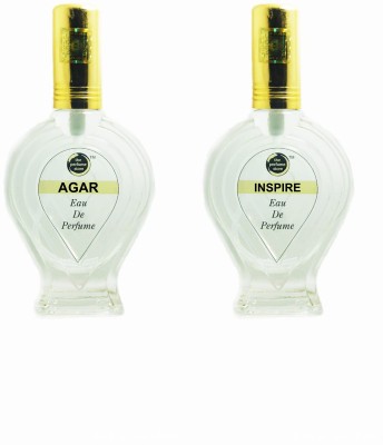 The perfume Store AGAR , INSPIRE (REGULAR PACK OF TWO) Eau de Parfum  -  120 ml(For Men & Women)
