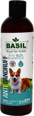 BASIL Anti Itch and Anti Dandruff Shampoo Anti-itching, Anti-dandruff, Anti-fungal Basil Dog Shampoo(250 ml)