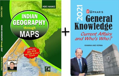 Indian Geography Through Maps And General Knowledge 2021 Book Combo(Paperback, Ashish Bharti IPS)