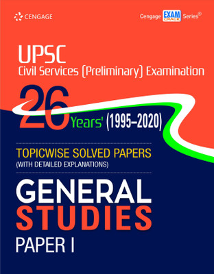 Upsc Civil Services (Preliminary) Examination 26 Years' (1995-2020) Topicwise Solved General Studies Paper 1(English, Paperback, unknown)