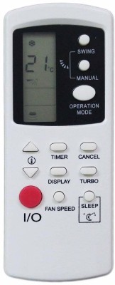 BhalTech VE- 190 (GZ01-BEJ0-000) Compatible for AC HAIER Remote Controller(White)