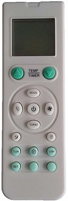 BhalTech VE- 102 Compatible for AC VIDEOCON Remote Controller(White)