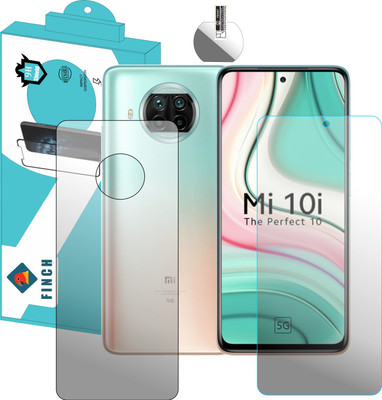 FINCH Front and Back Tempered Glass for Mi 10i(Pack of 3)