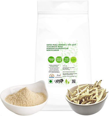 Nutrixia food Safed Musli Powder / सफ़ेद मुसली पाउडर/White Musli Powder/Chlorophytum Borivilianum(100 g)